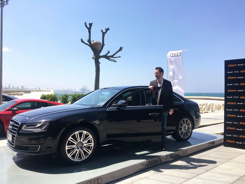 Aishti Announces Winner of the Audi A8 Car